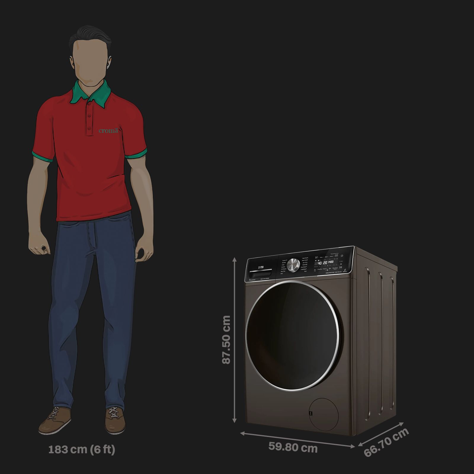 Buy IFB 10/7 kg Inverter Fully Automatic Front Load Washer Dryer